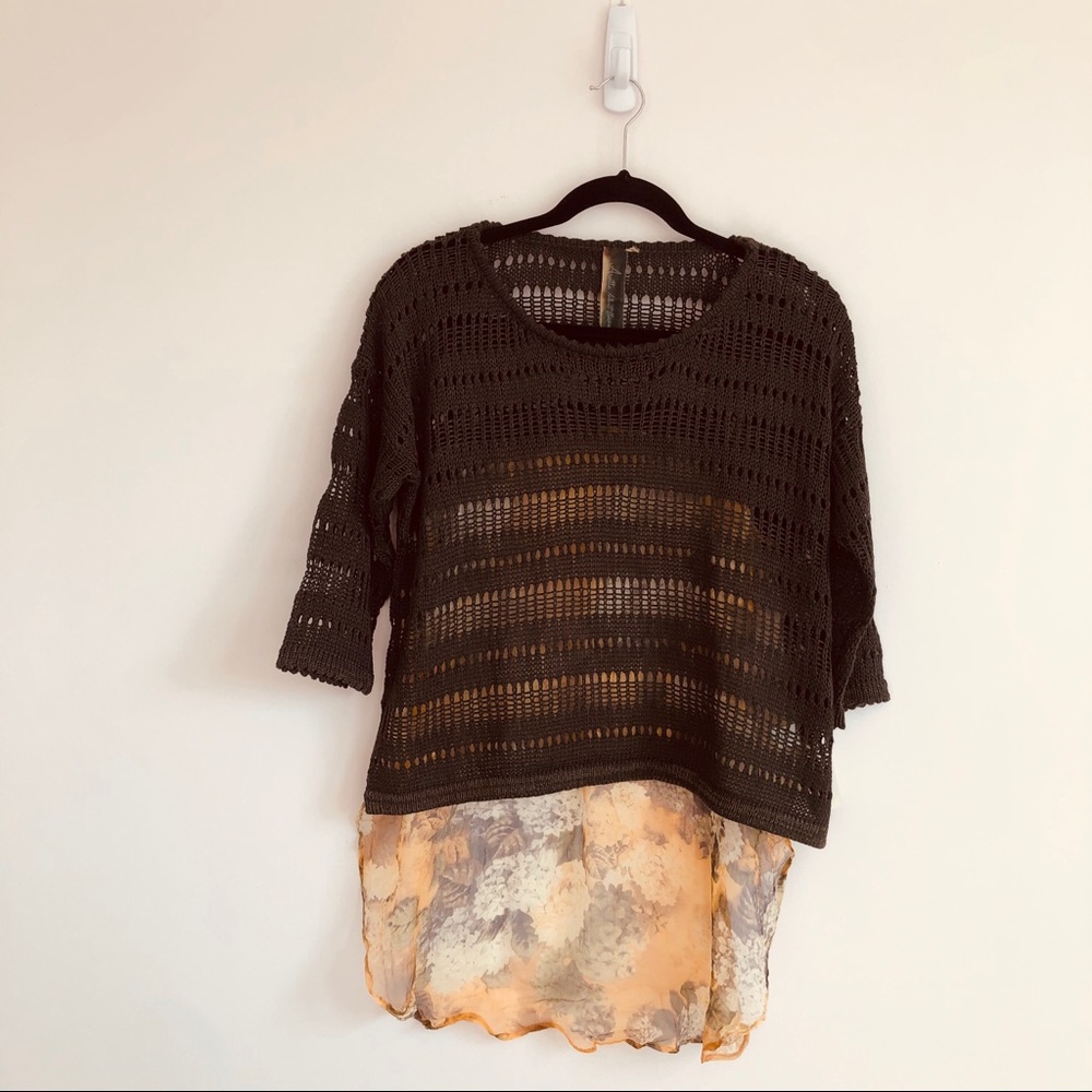 Aratta Silk Contrast Tunic